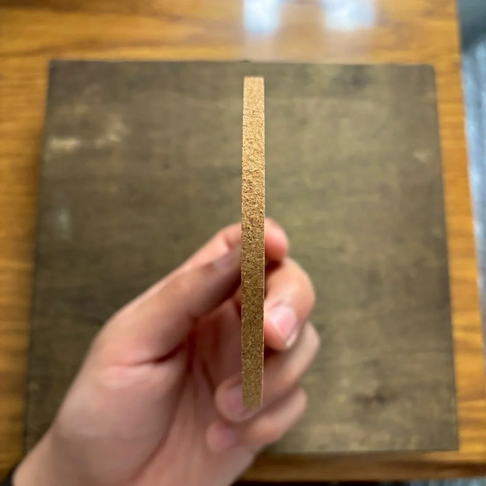 Naruto Sharingan Laser Engraved Cork Coaster